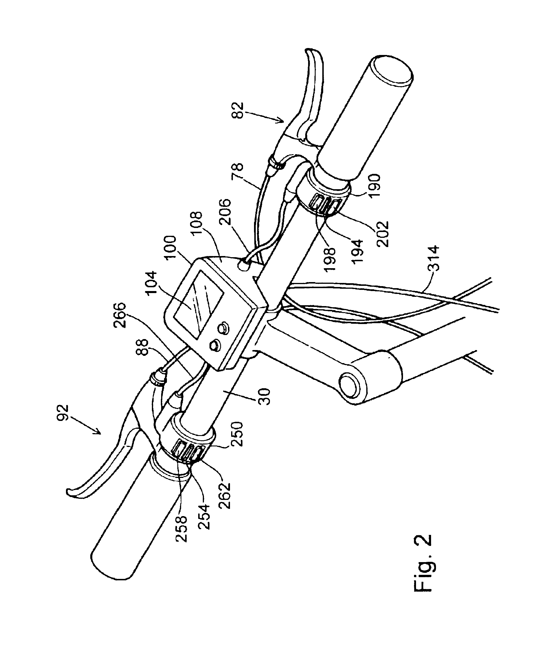 Combined analog and digital derailleur position processing apparatus