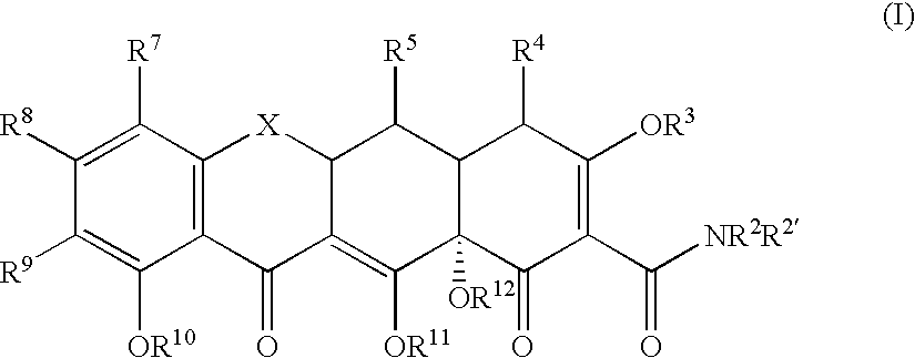 Substituted tetracycline compounds as antifungal agents