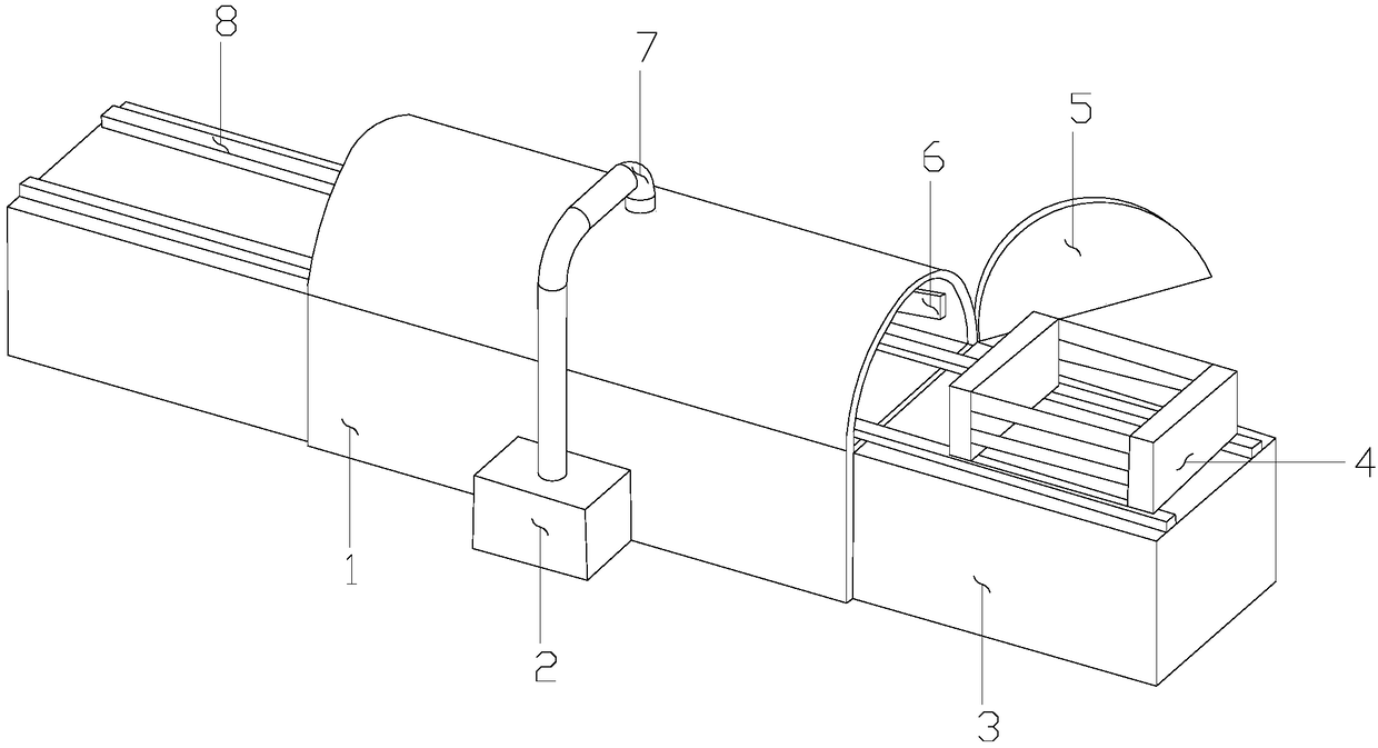 Wood continuous rolling and impregnating device