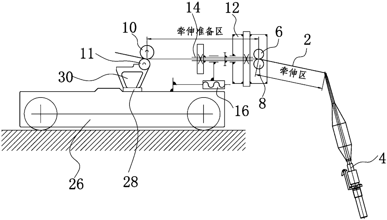 Spindle pivot drafting device for spinning frame