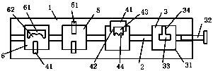 Bottom chain piece assembly device for chain molding assembly die