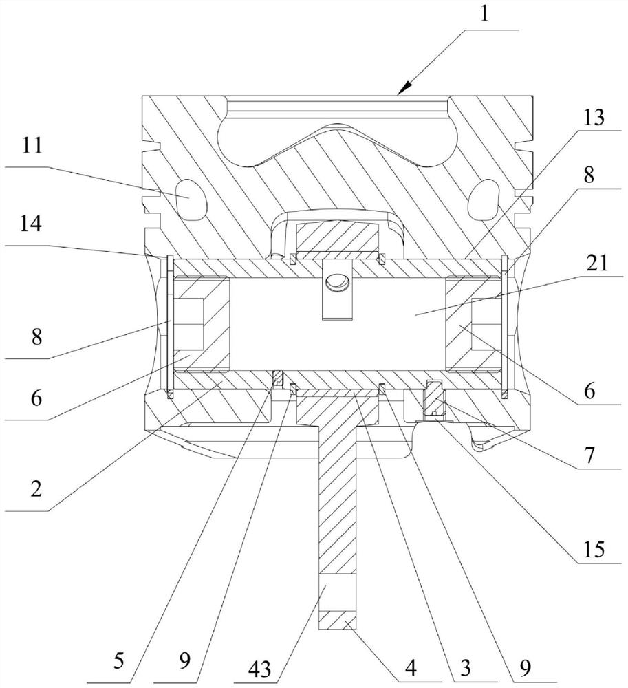 A test device for oil collection capacity of connecting rod oil inlet