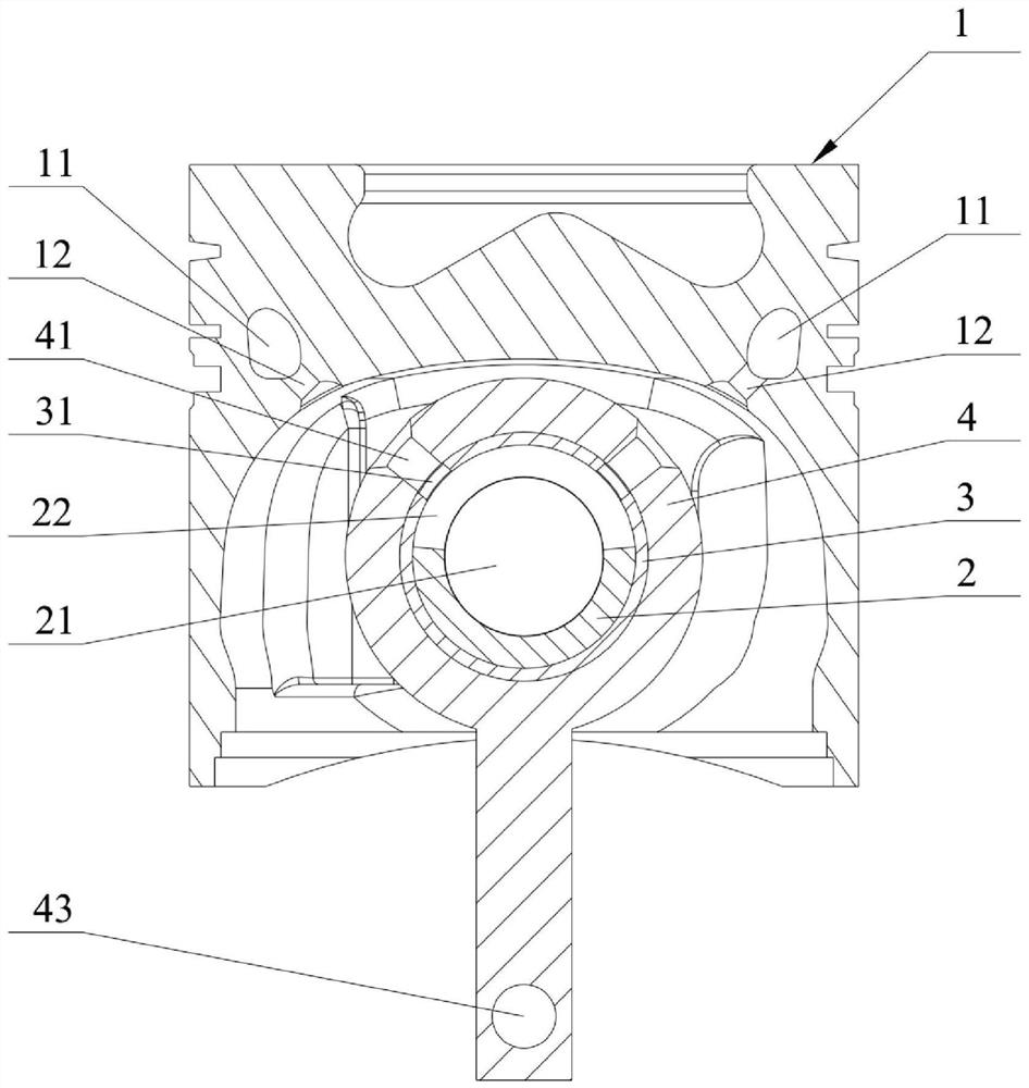 A test device for oil collection capacity of connecting rod oil inlet