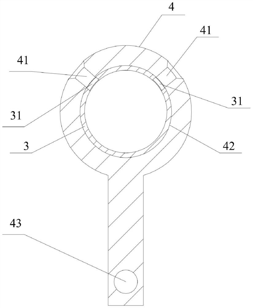 A test device for oil collection capacity of connecting rod oil inlet