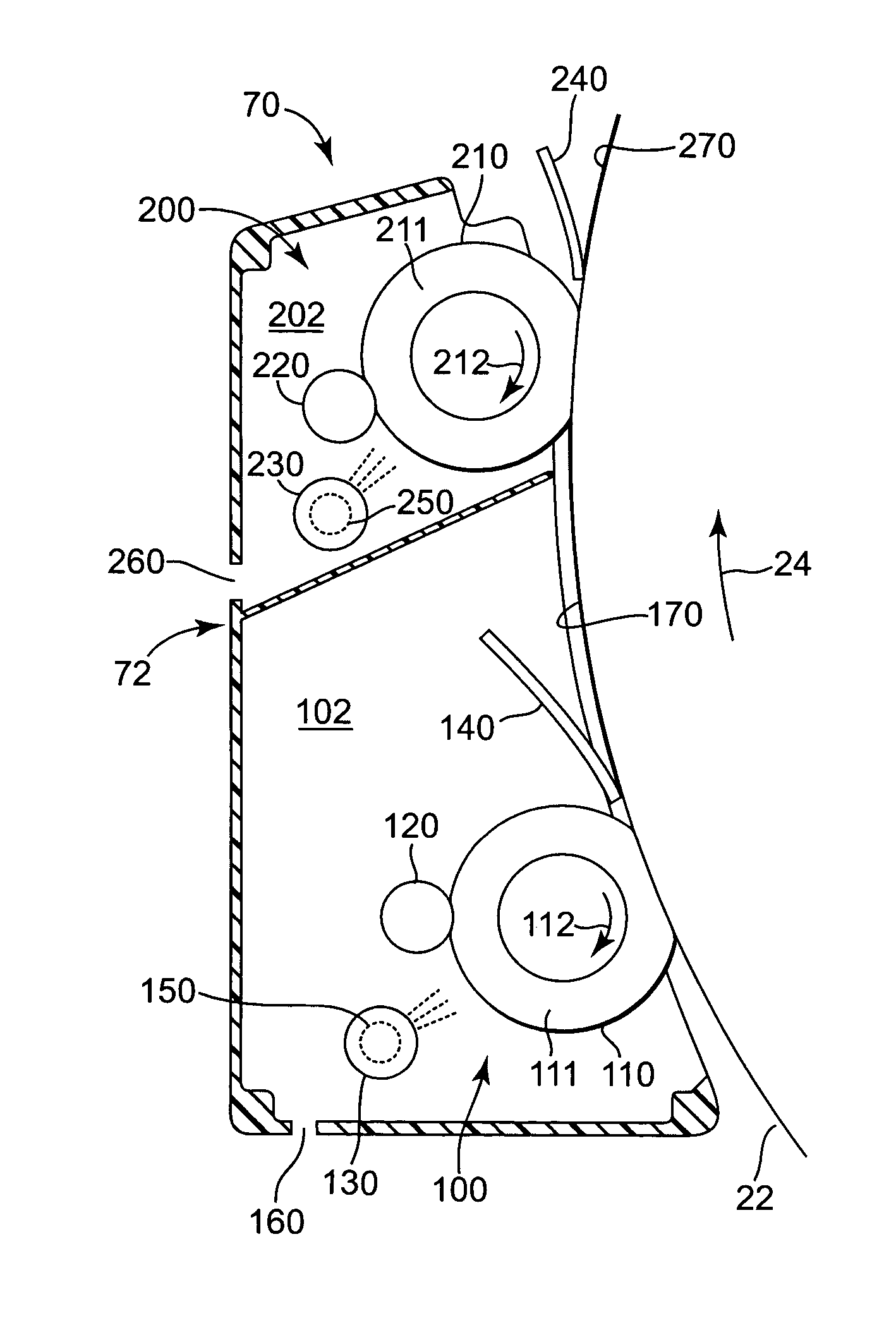 Apparatus and method for cleaning an image transfer device