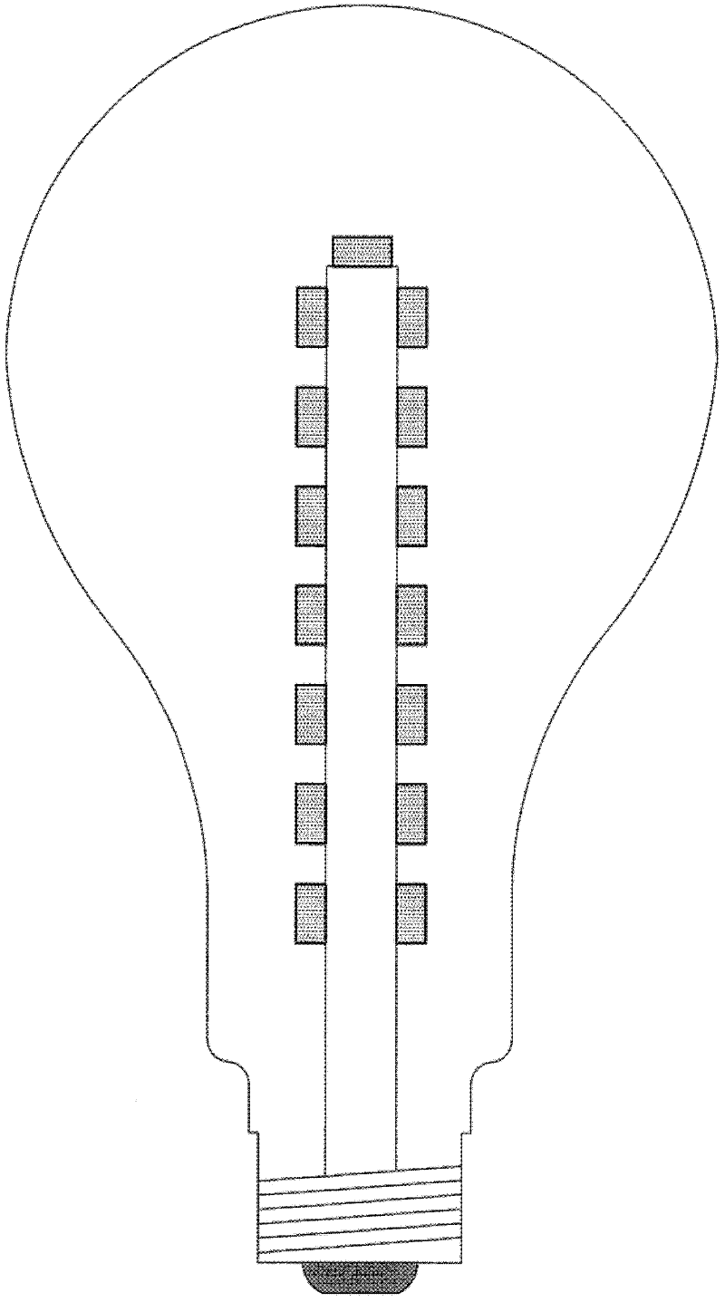 Light-emitting diode (LED) lamp and producing method thereof