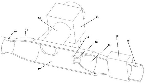 A multi-stage eddy current electromagnetic ultrafine dust flue gas processor for methanol cracking reaction