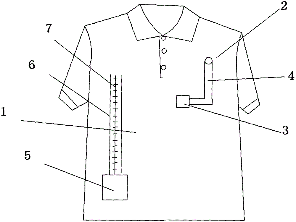 Moisture-permeable anion-releasing garment for convenient use of mobile phone