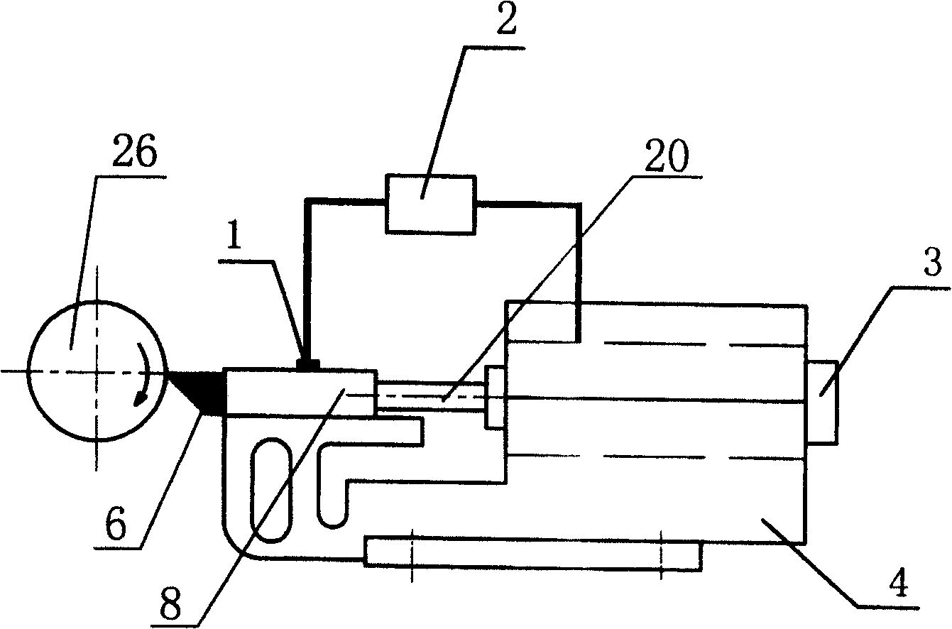 Active vibration-damping device for cutting equipment, and control method thereof