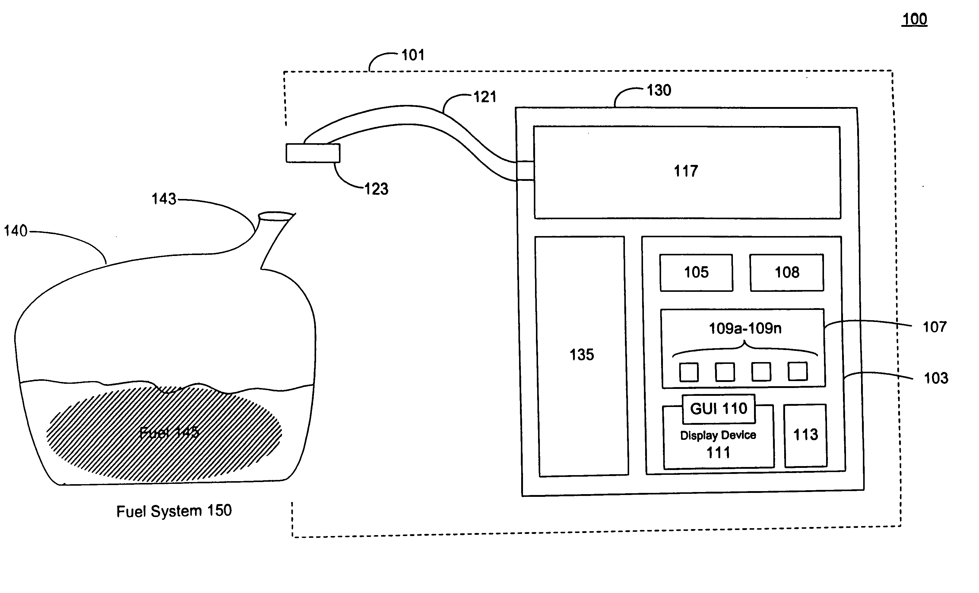 System and method for testing fuel tank integrity