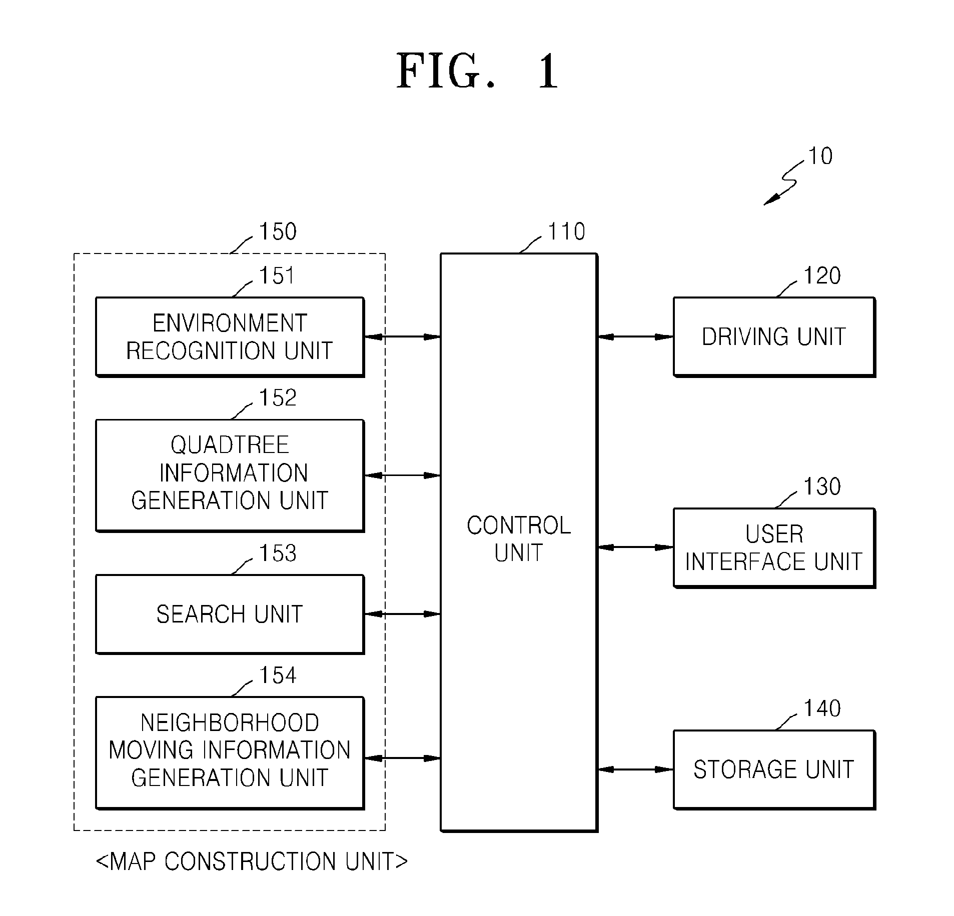 Method and apparatus for constructing map for mobile robot