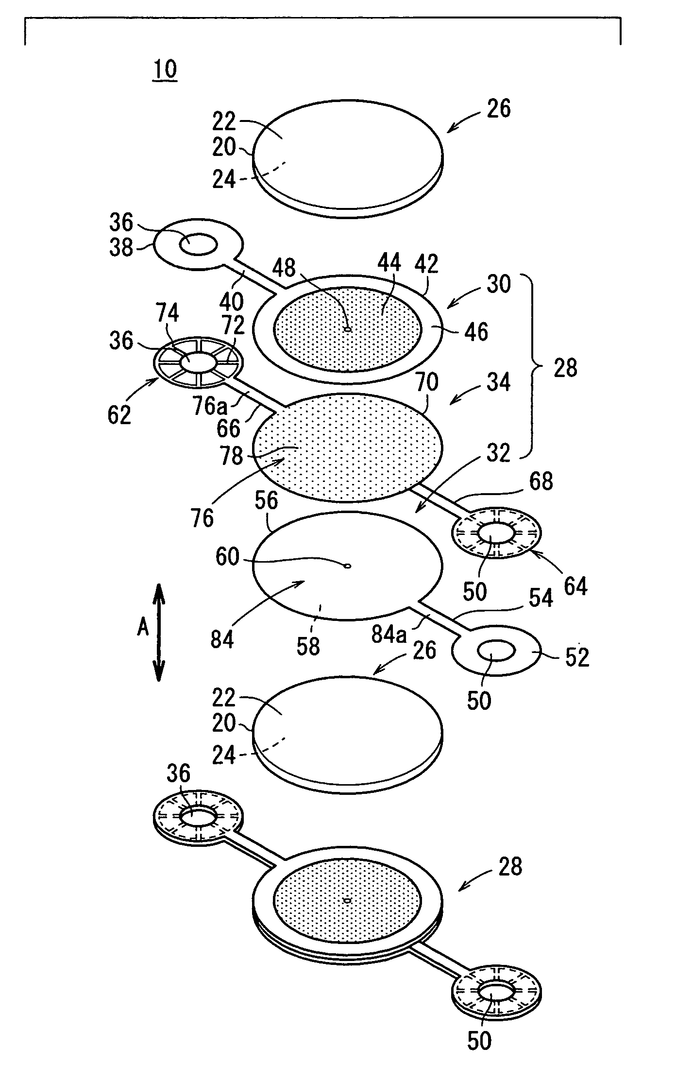 Fuel cell and fuel cell stack