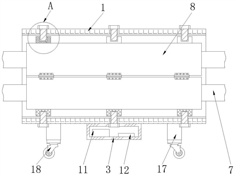 Laboratory engine oil pipeline automatic heating control device