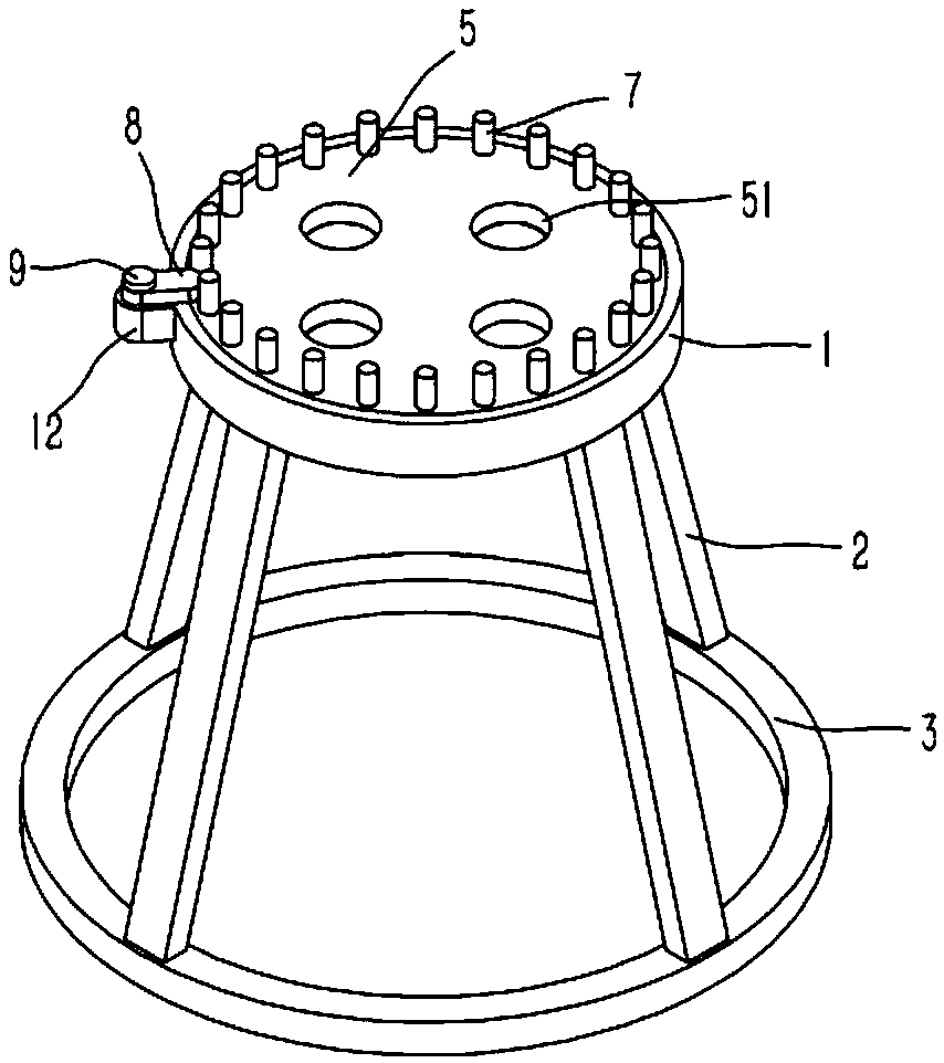 A filling bag placement tool for packaging