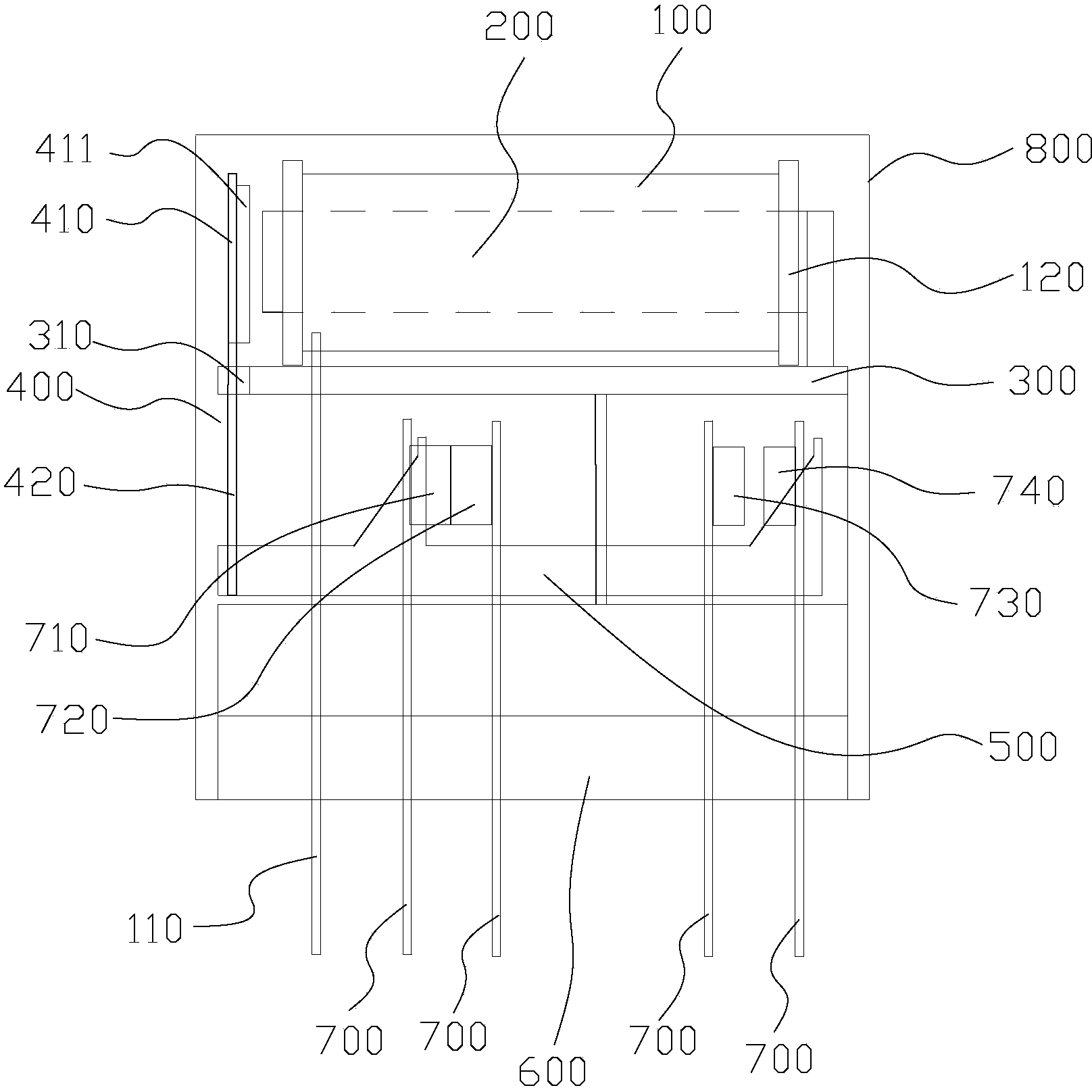 Lever forced traction type safe relay