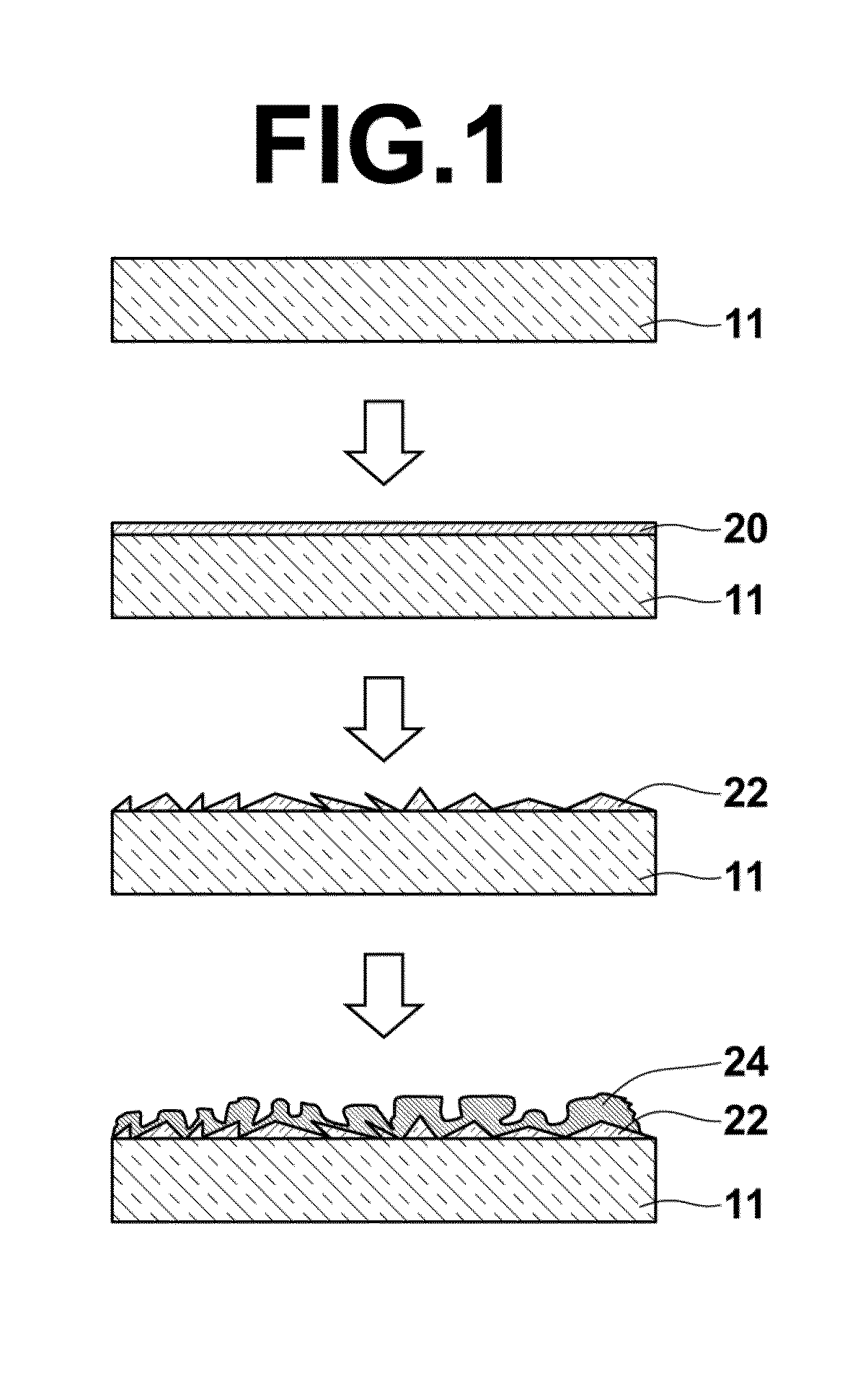 Method for producing optical electrical field enhancing device