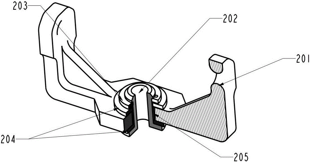 Miniature flapping rotary wing aircraft based on voice coil motor driving and manufacturing method