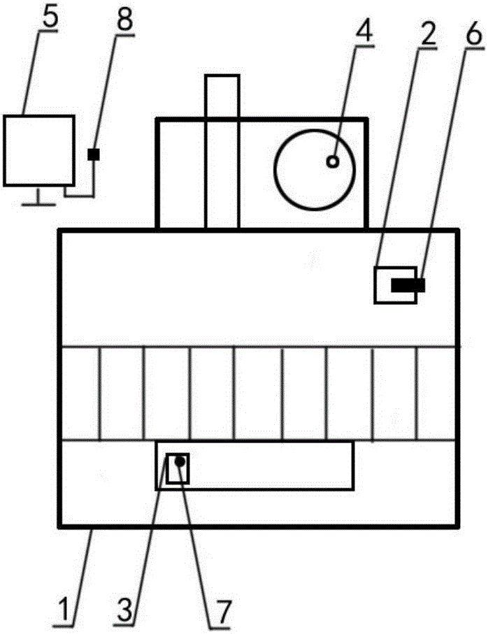 Operating component gap and relative movement regulation and control device of hollow brick machine