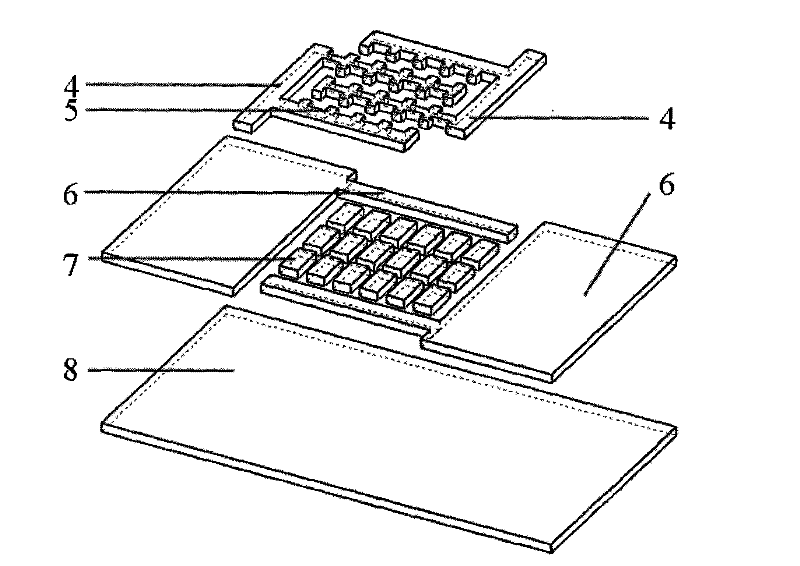 Cell electrofusion chip device based on micro-chamber array structure