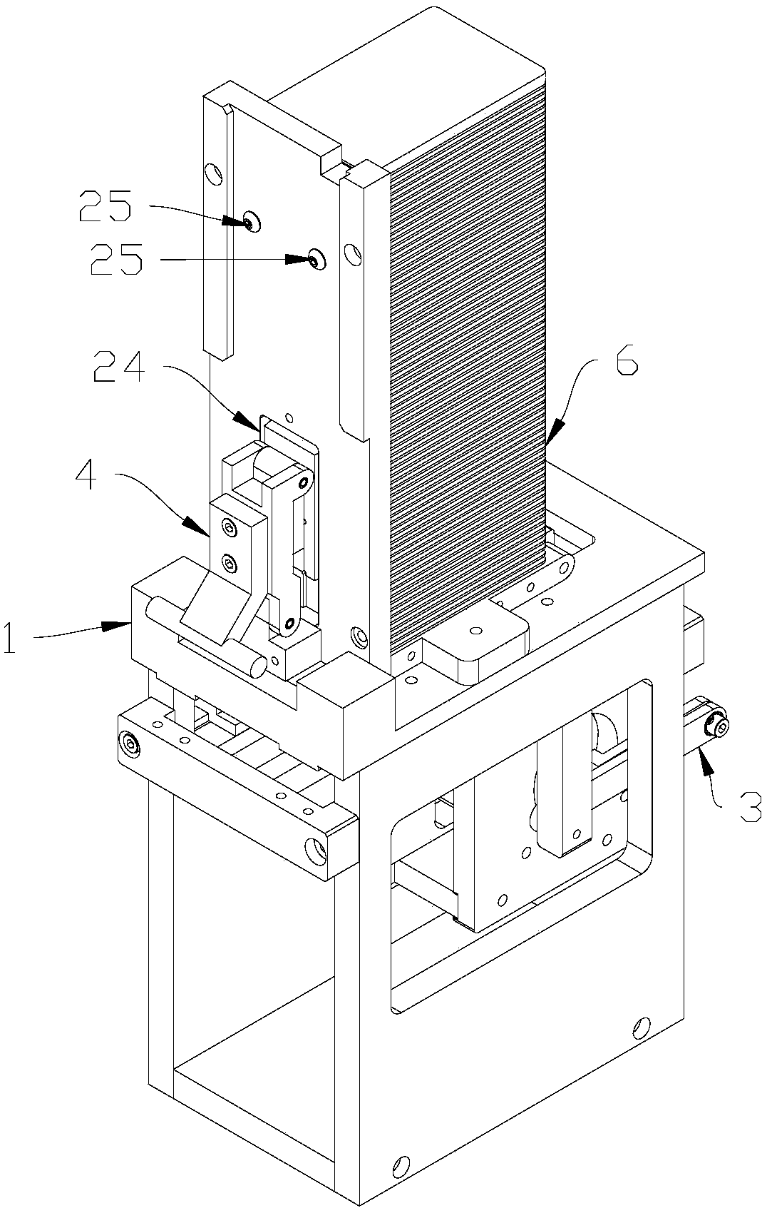 Card issuing device and automatic weighting card pressing mechanism thereof