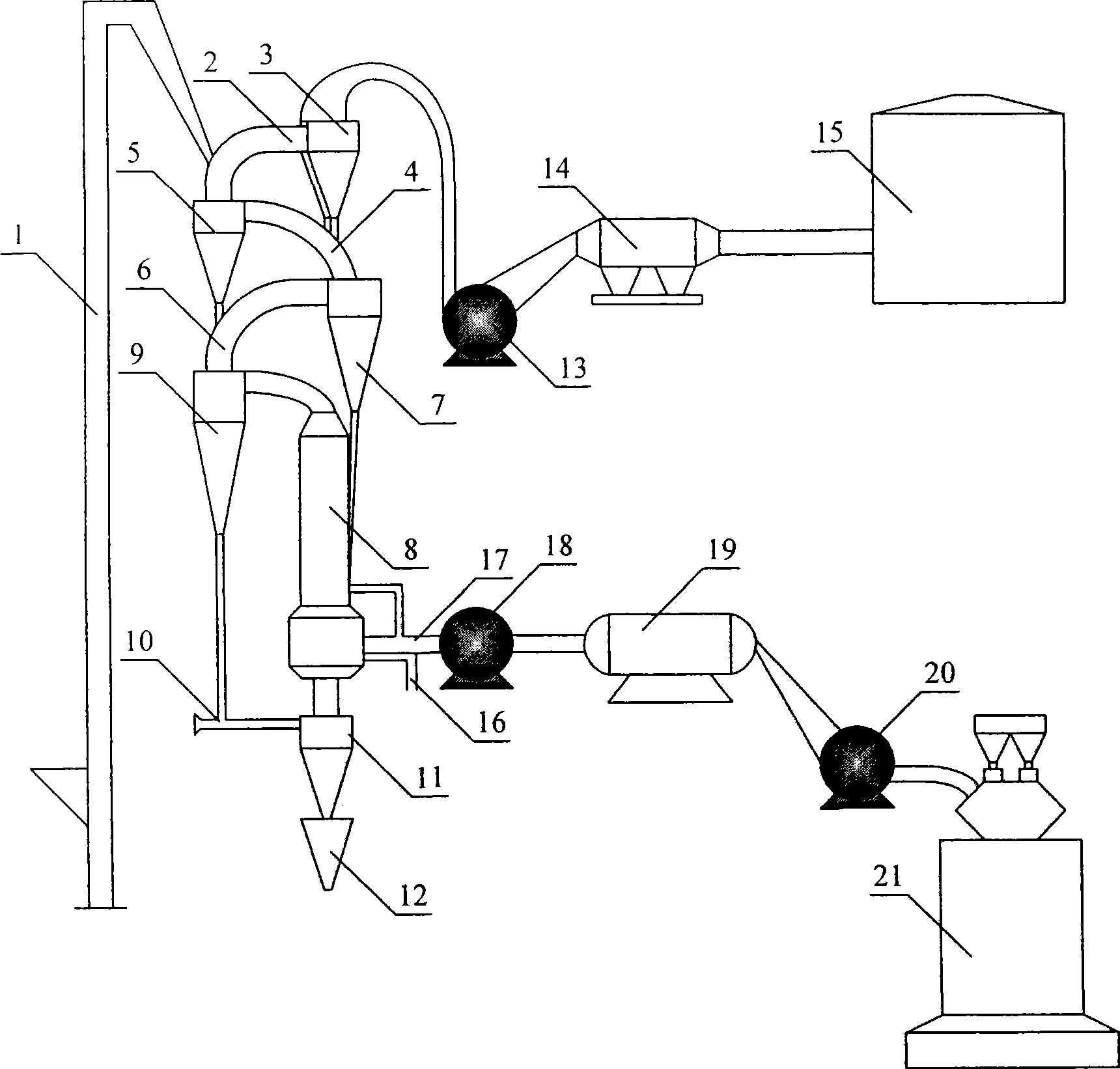 Suspended reduction process for iron-containing materials and device therefor
