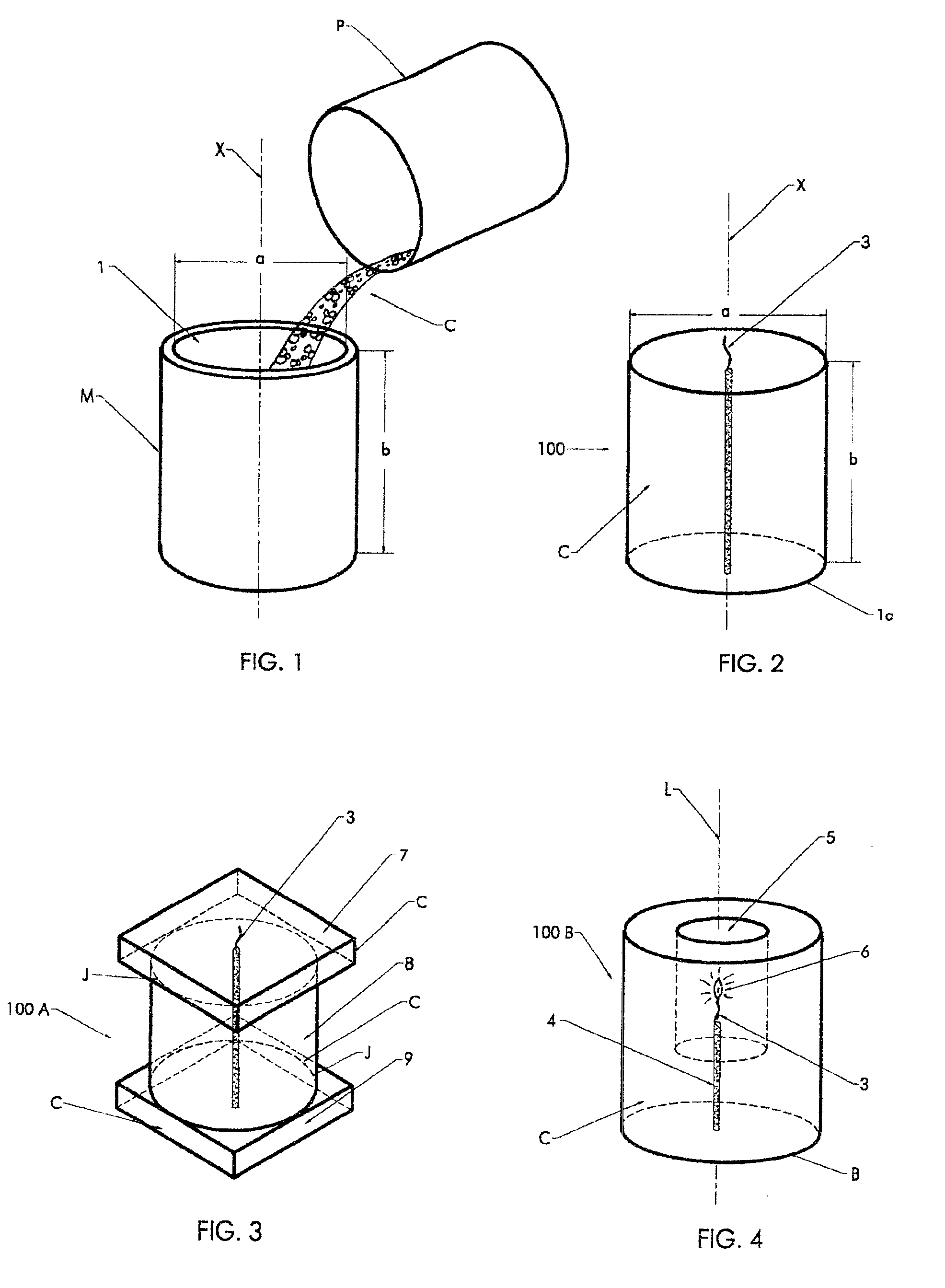 Transparent, elastic and free-standing composition, such as for the manufacture of candles, and the free-standing candle obtained with the composition