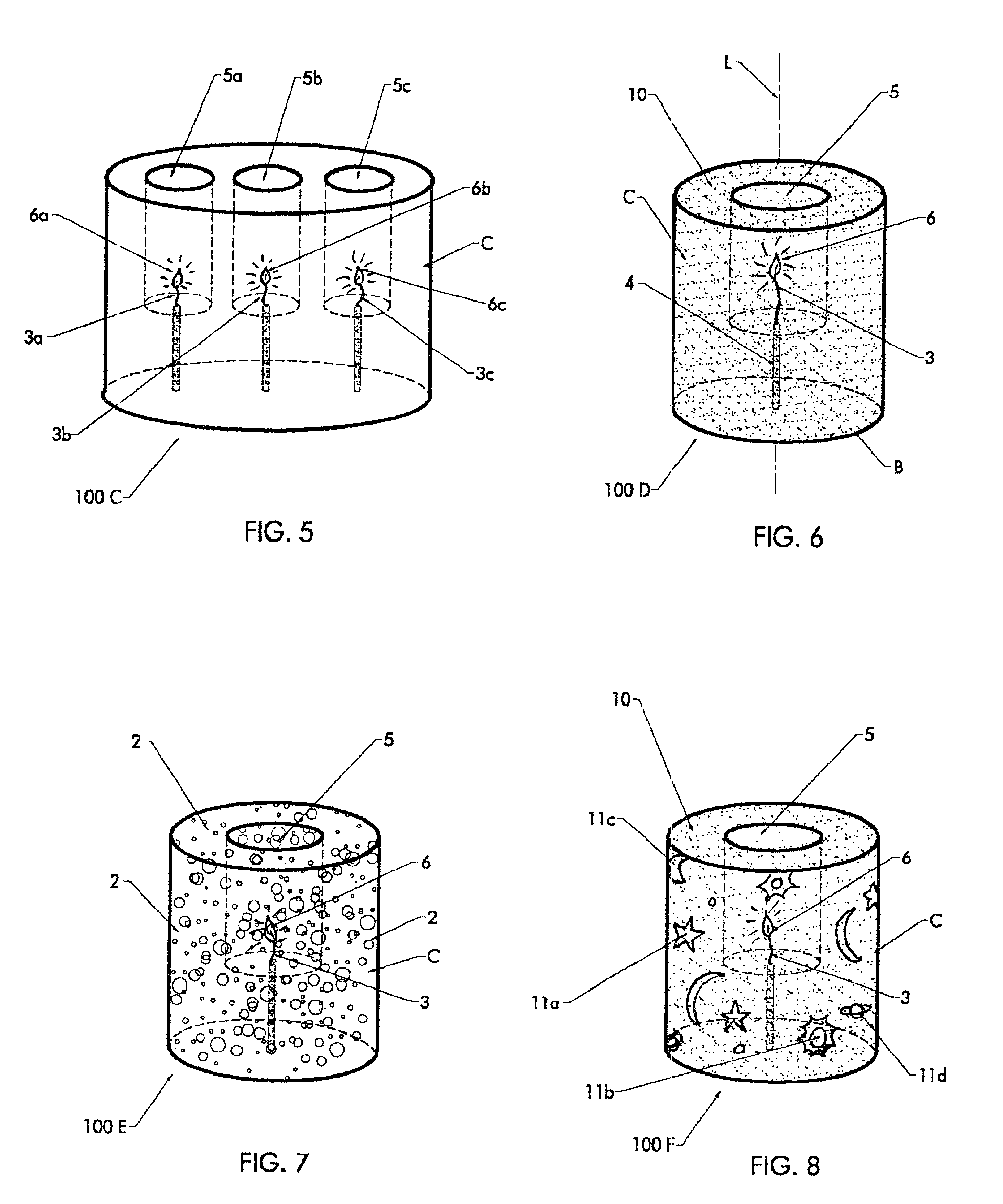 Transparent, elastic and free-standing composition, such as for the manufacture of candles, and the free-standing candle obtained with the composition