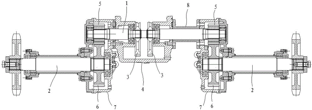 Gearbox of agricultural vehicle and agricultural vehicle with gearbox