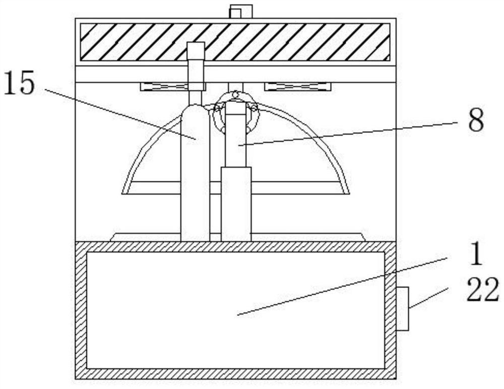 An integrated device for processing a photographic lamp shade