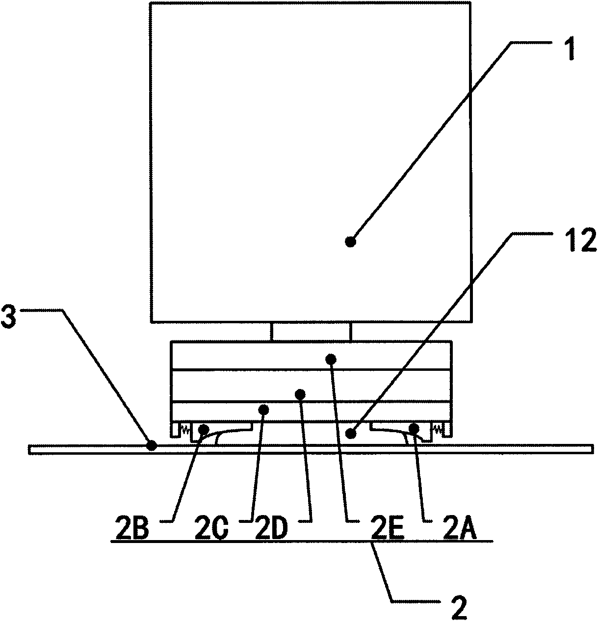 Flexible seal and self-adaption recycling device for immersed photoetching machine