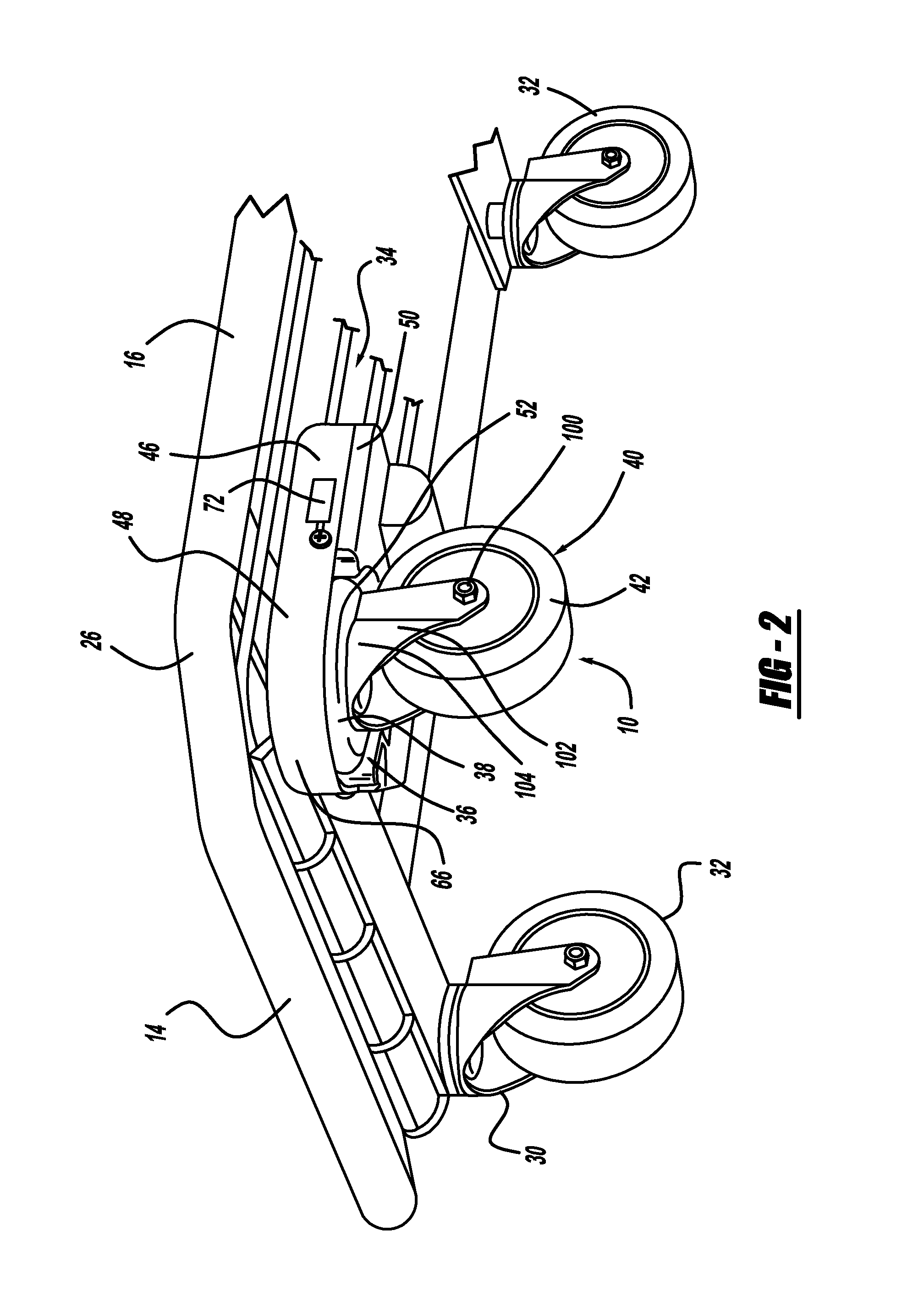 Security device and method for inhibiting the unauthorized removal of a transport vehicle from a designated use area