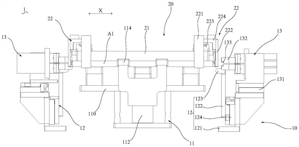 Assembling device and welding equipment