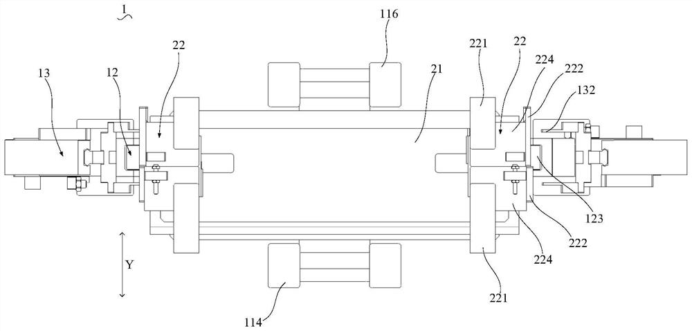 Assembling device and welding equipment