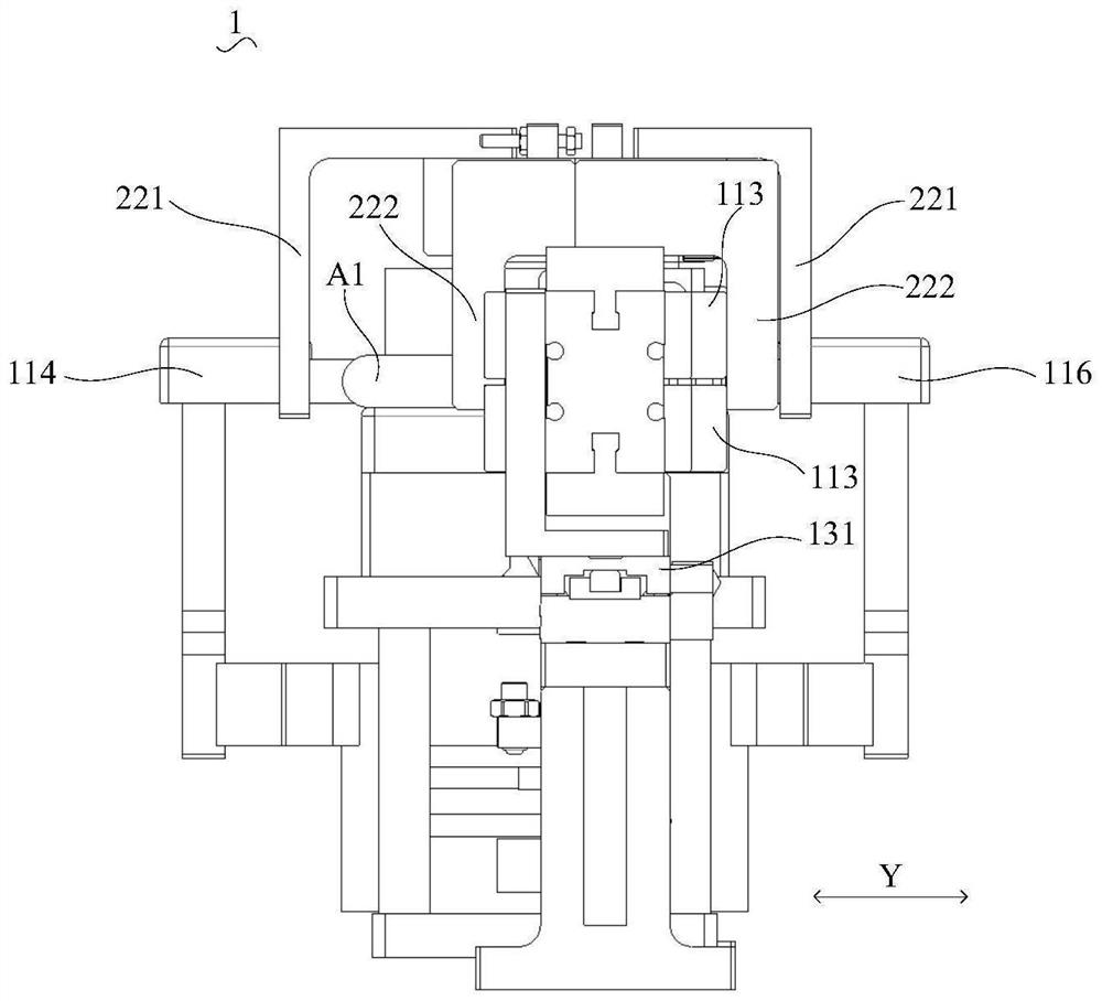 Assembling device and welding equipment