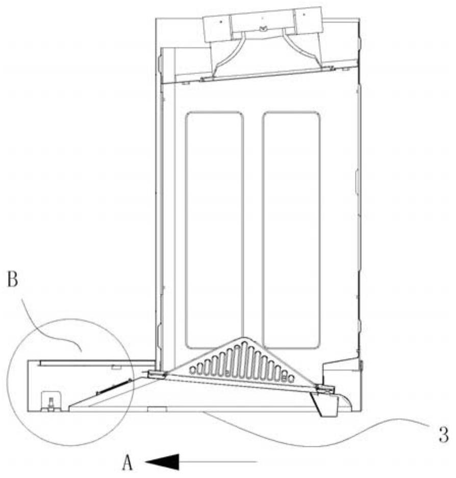 An air curtain range hood