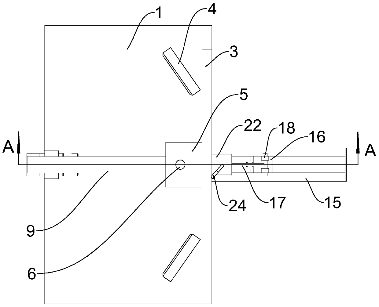 Machining device for wooden tea tray