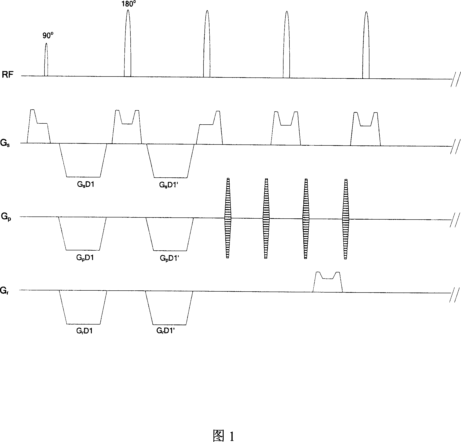 Magnetic resonance diffusion imaging method