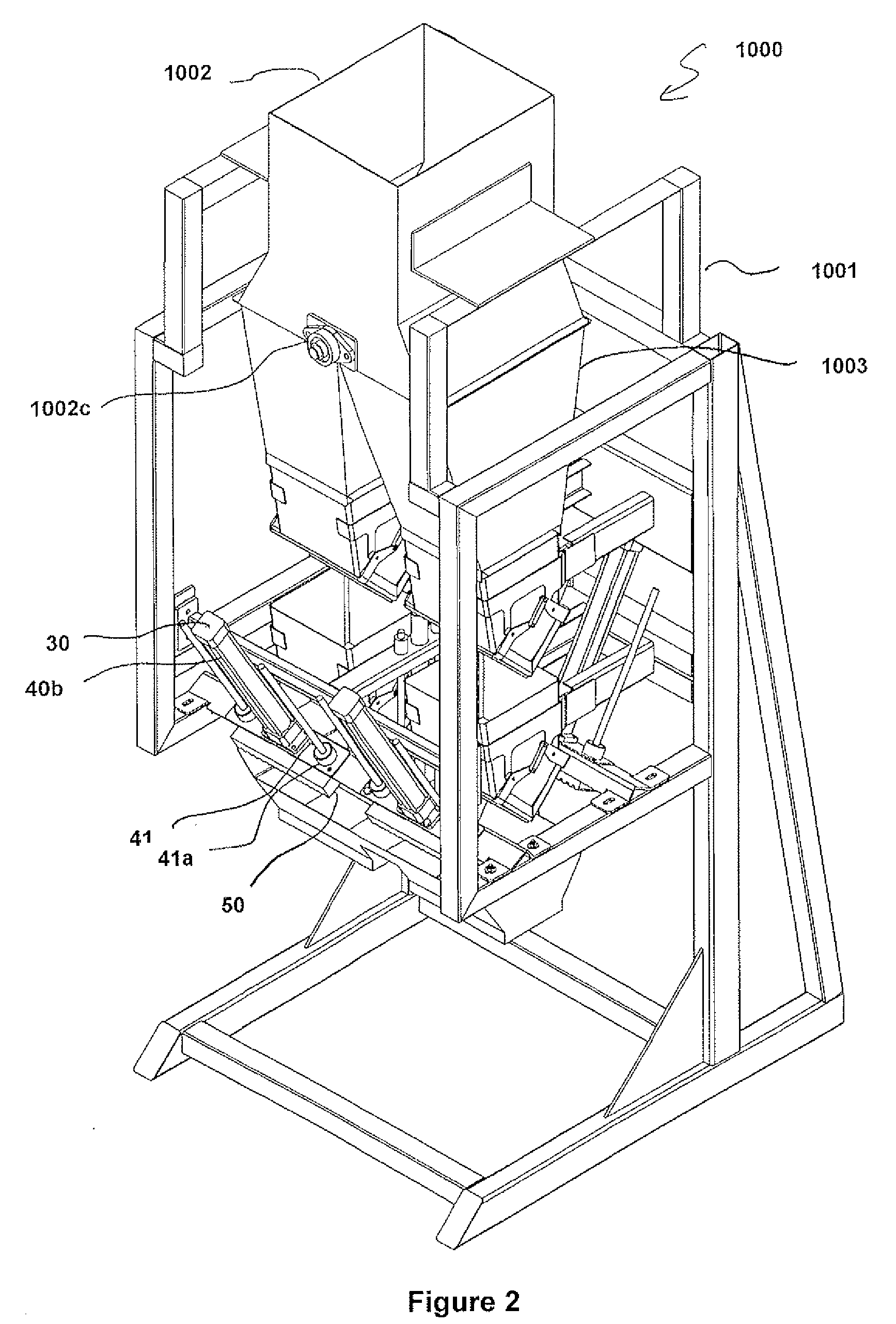 Apparatus for Packing Leafy Produce into a Tray