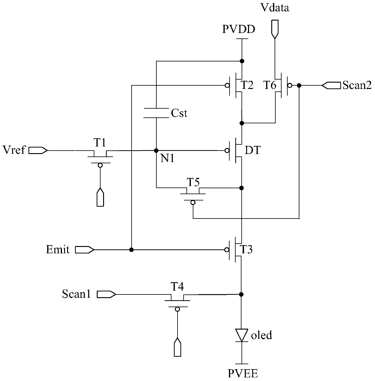 A kind of oled display panel, its driving method and display device