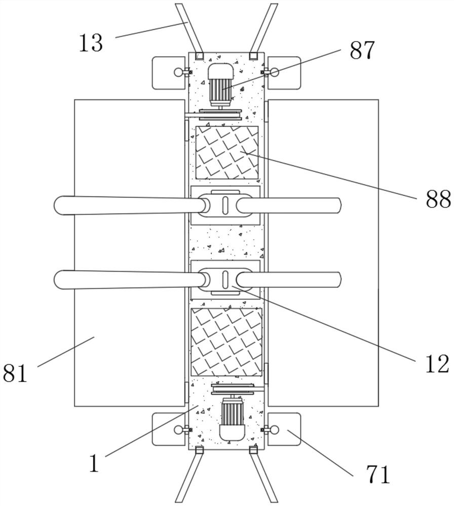 Sewage purification treatment device for aquatic environment engineering and mounting method