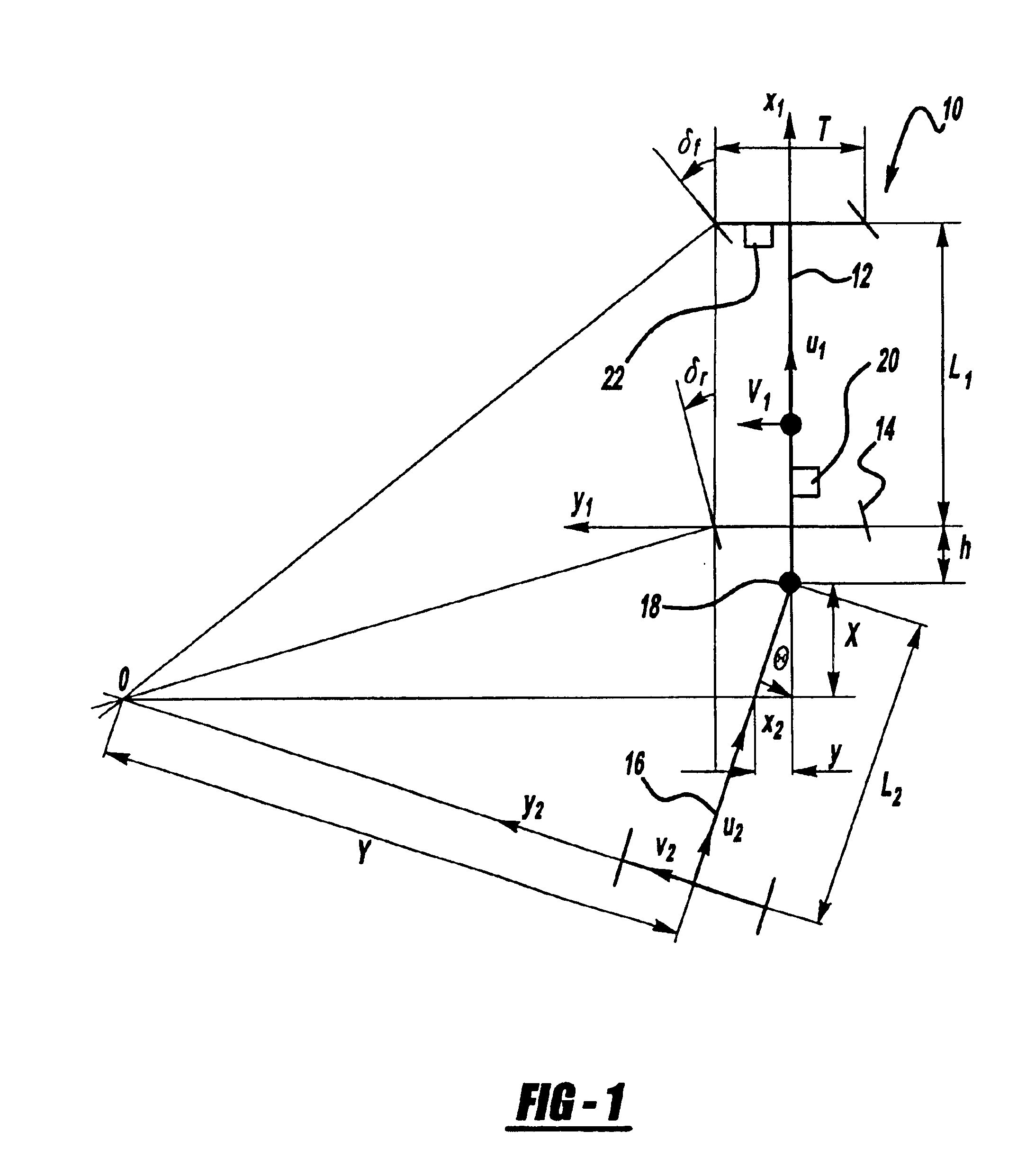 Anti-jackknife control for vehicle-trailer backing up using rear-wheel steer control