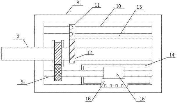 Stable speed reduction mechanism using gear graded transmission