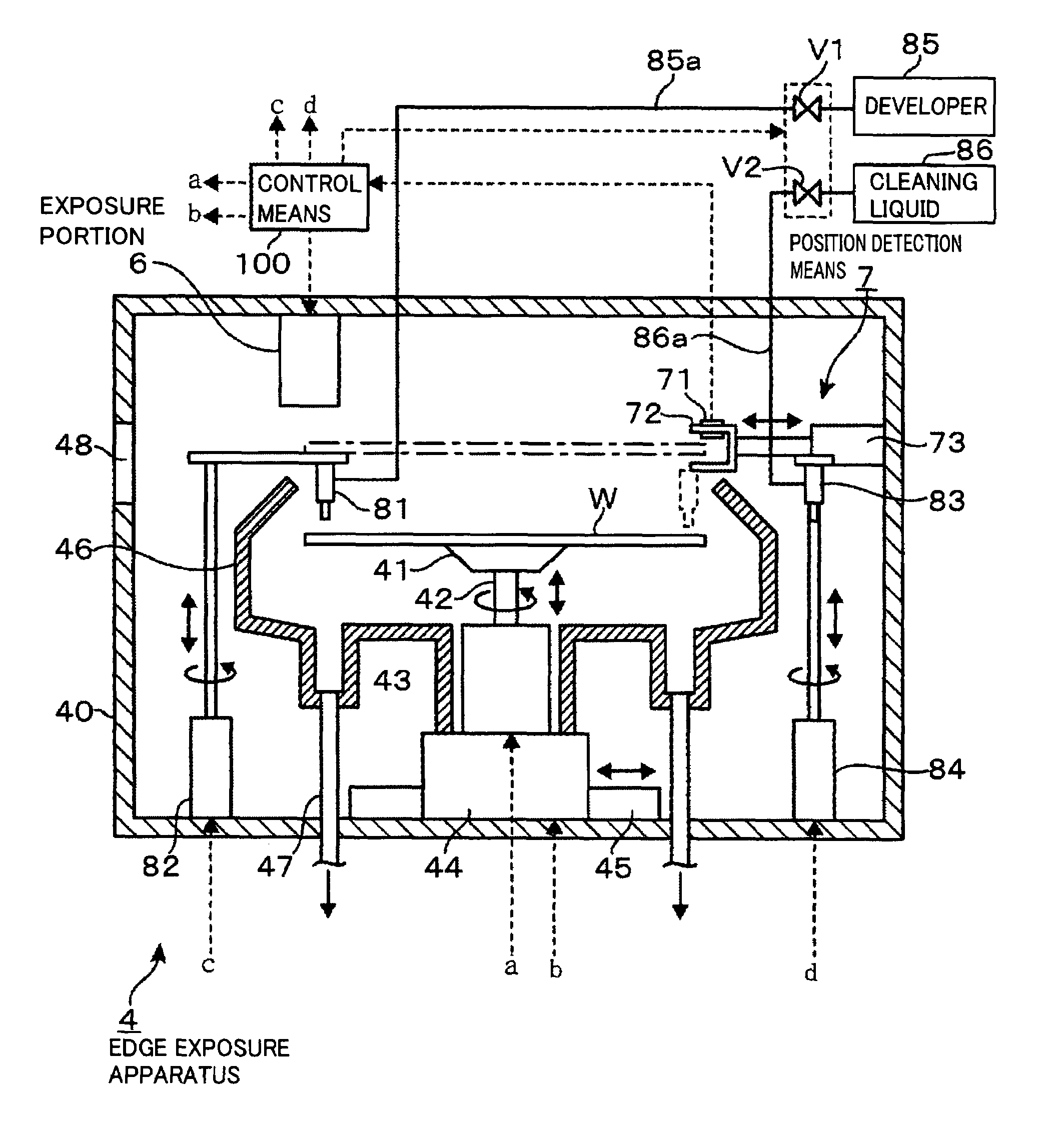 Edge exposure apparatus, coating and developing apparatus, edge exposure method and coating and developing method, and storage medium