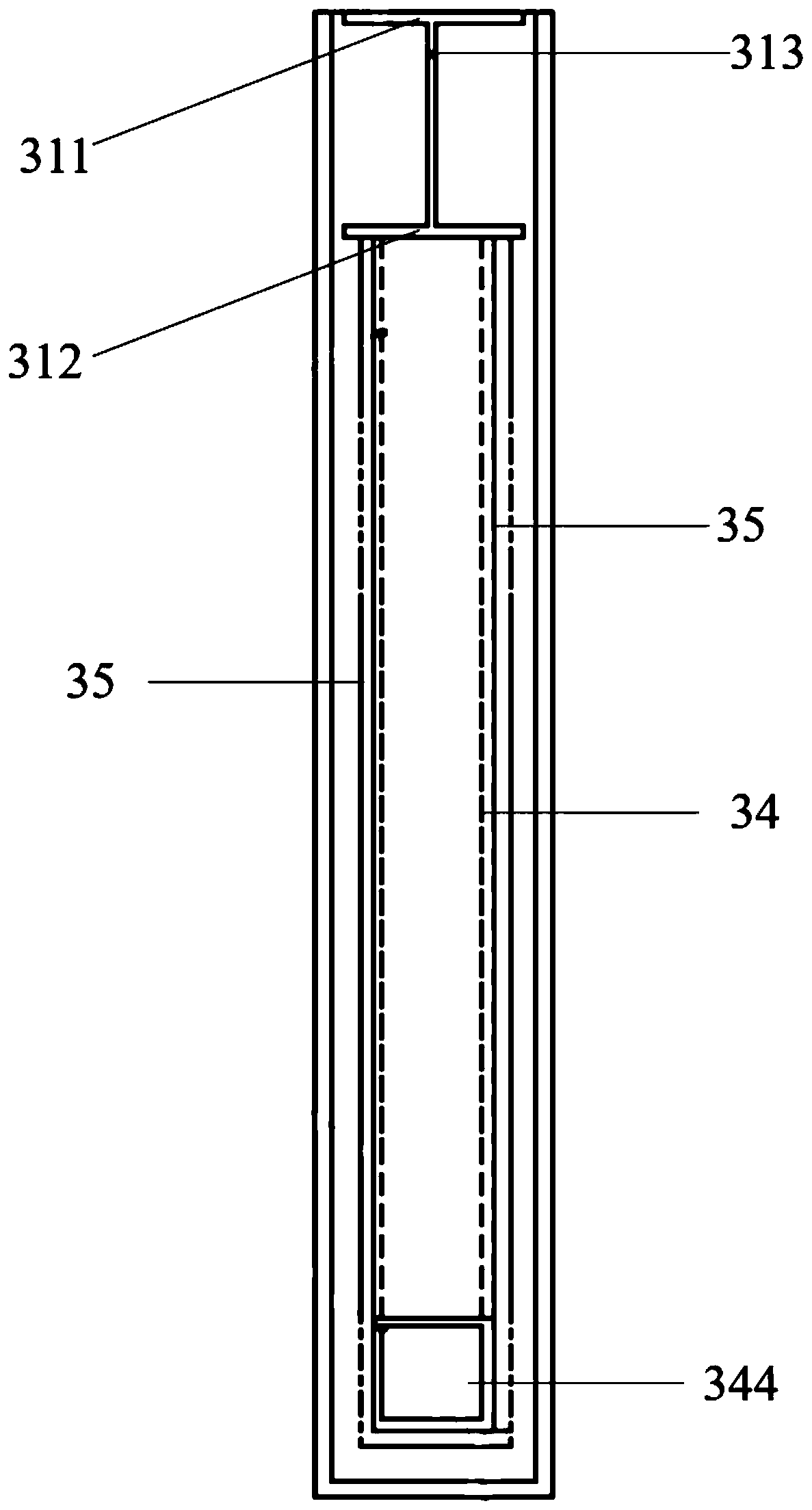 Heat preservation and insulation plate frame integrated internal wallboard structure and production method