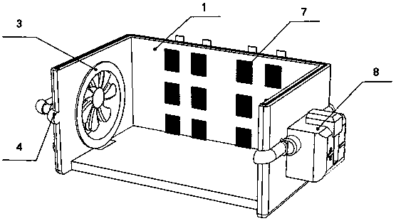 A temperature sensing material insulation box