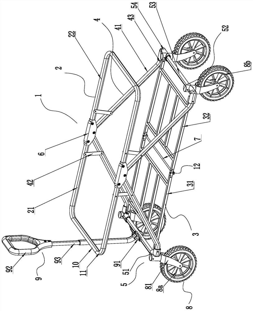 Folding bicycle and folding method thereof