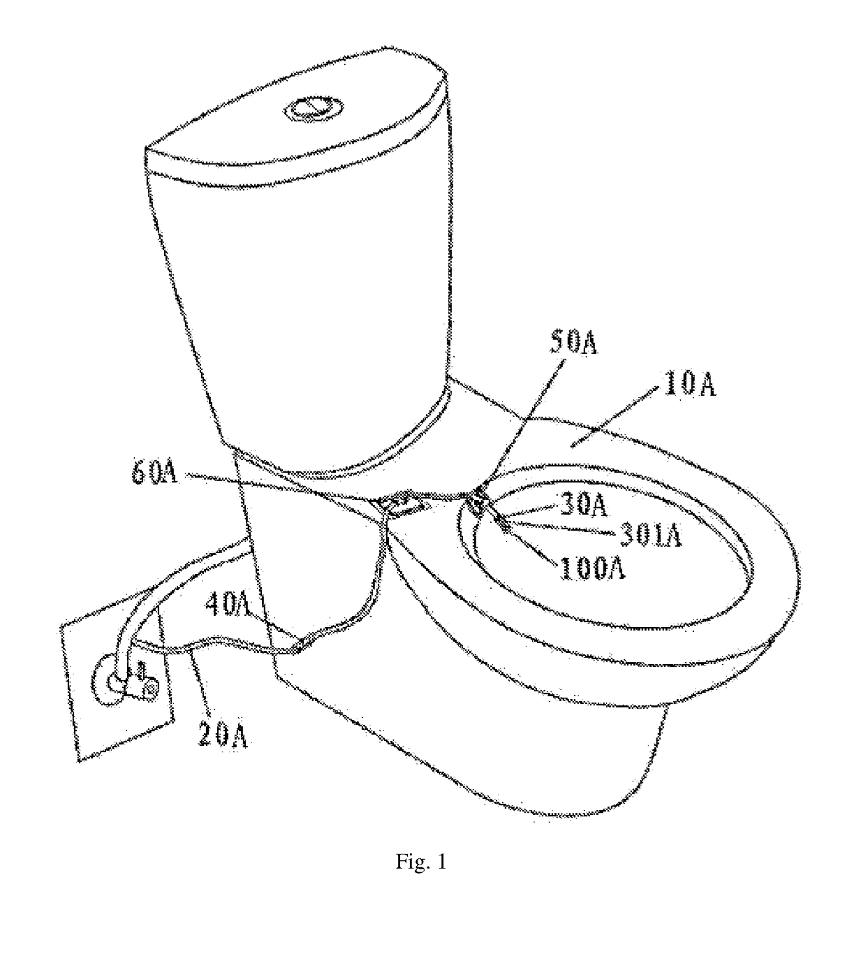 Body cleaner for closestool