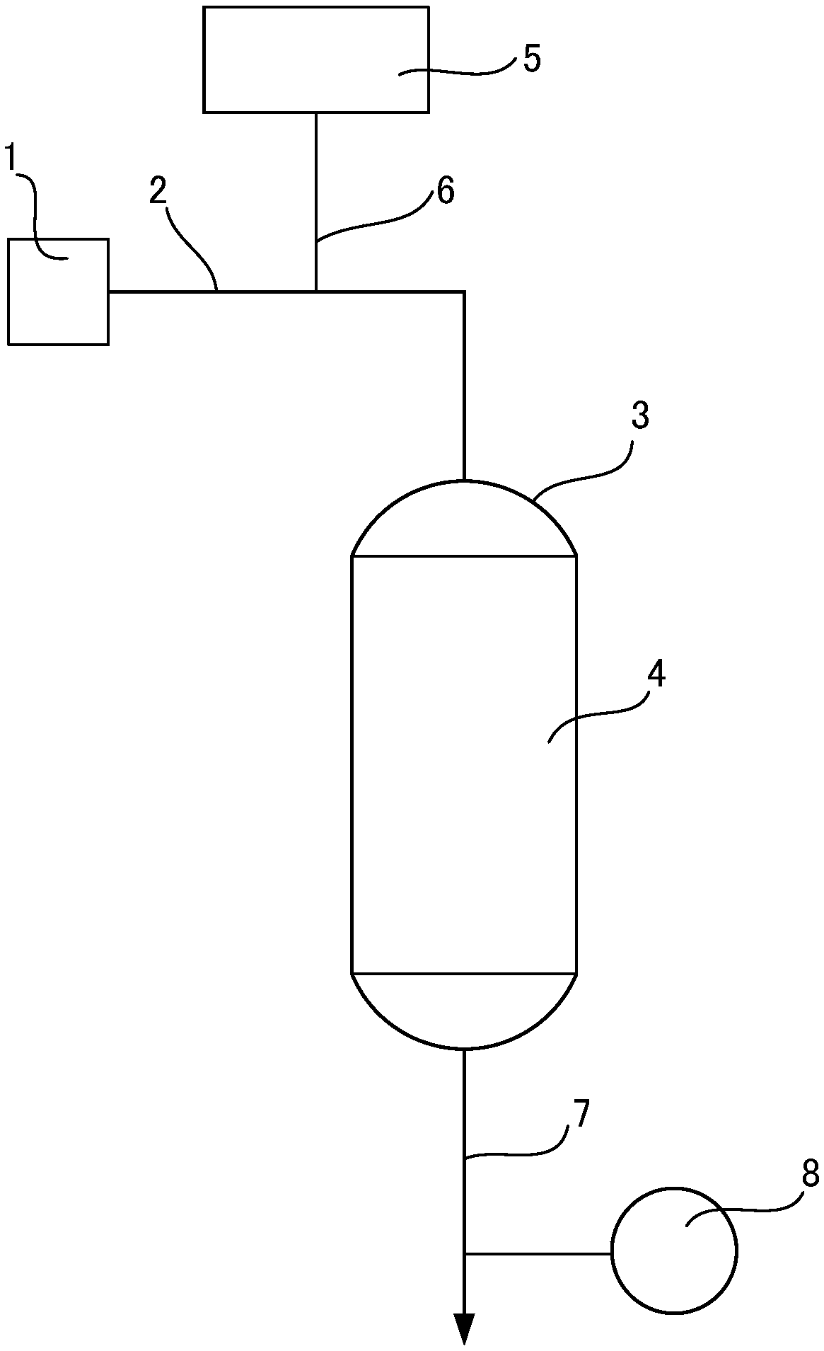 Ozone oxidative decomposition treatment method for vocs and/or gaseous inorganic reducing compounds in gas