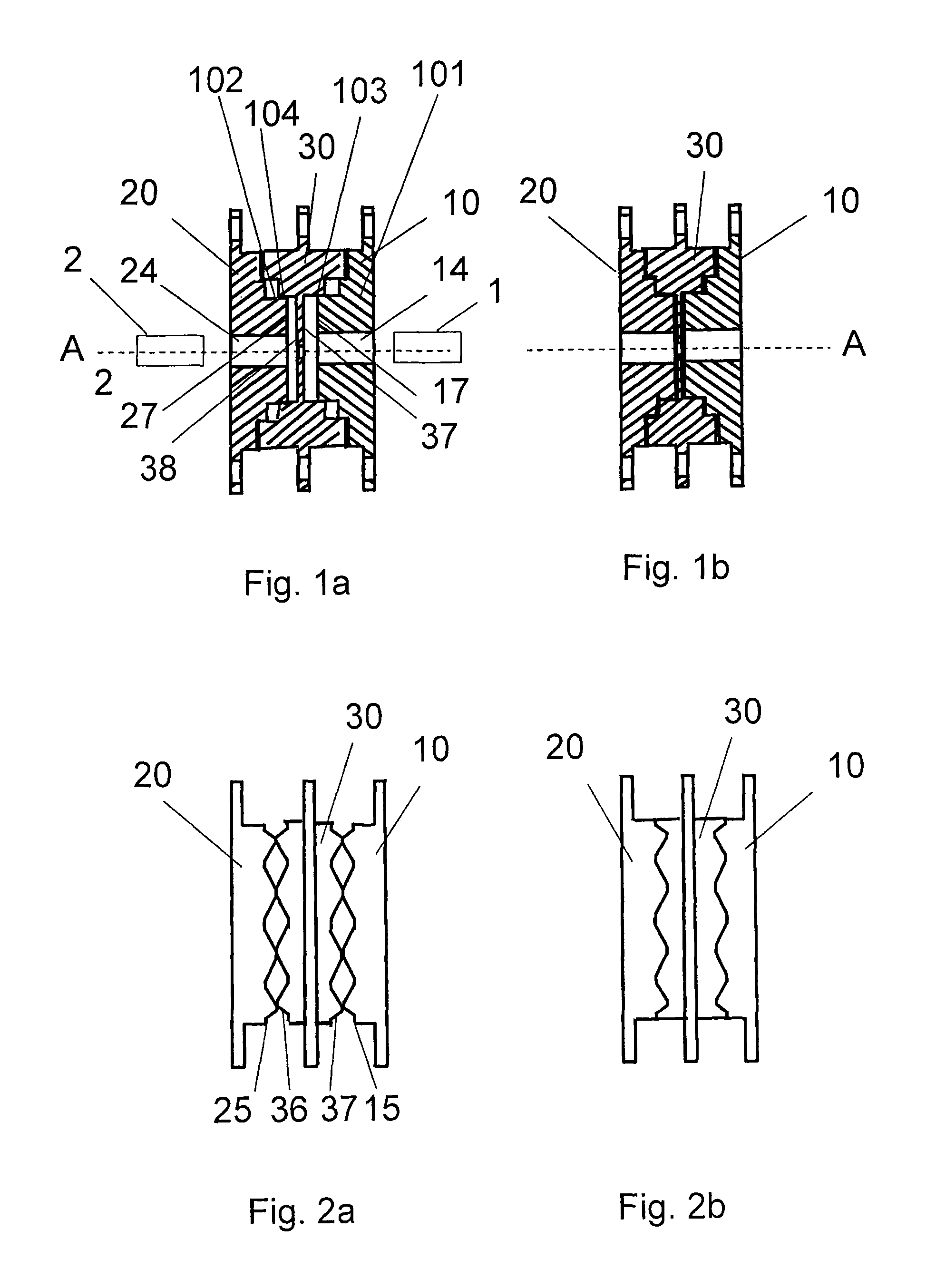 Rotary joint for switchably rotating between a jointed and non-jointed state to provide for polarization rotation
