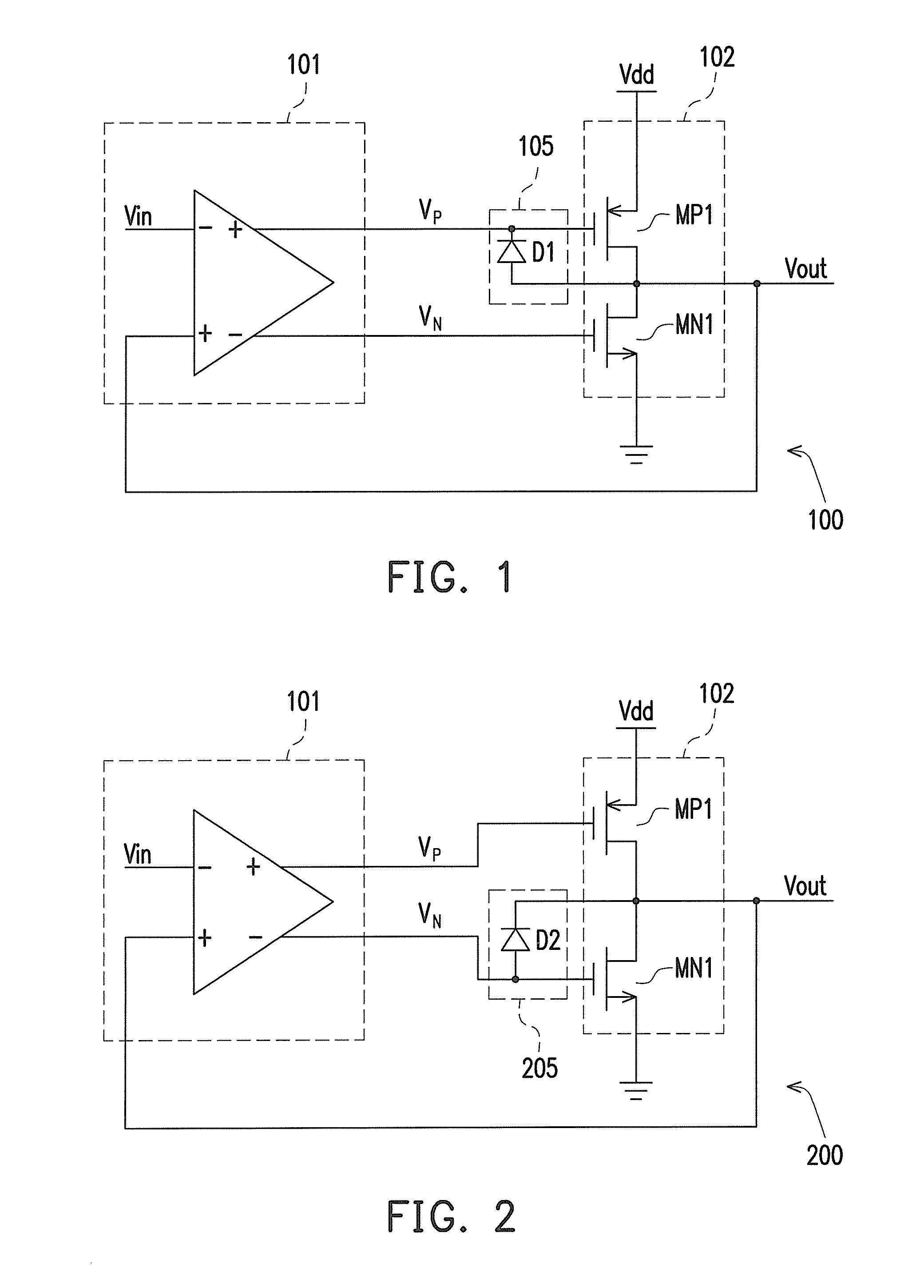 Amplifier circuit with overshoot suppression